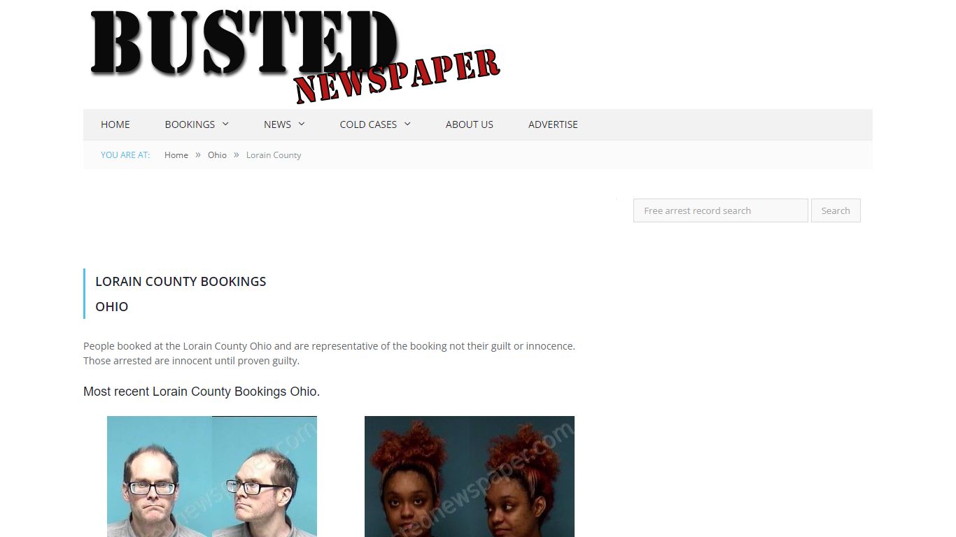 Lorain County, OH Mugshots - BUSTEDNEWSPAPER.COM